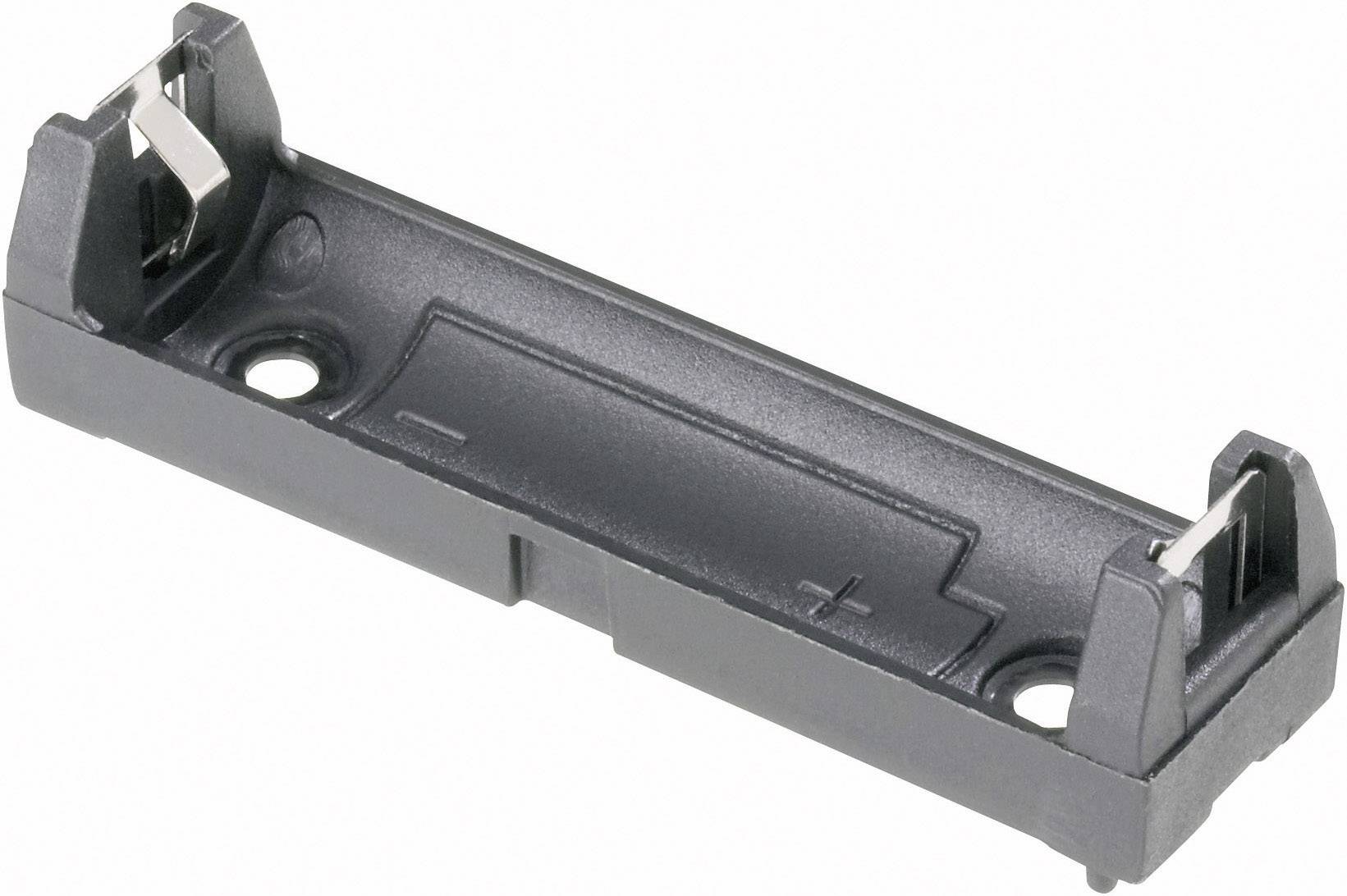 Keystone Electronics 1028 Battery tray 1x AA Through-hole (L x W x H) 59 x 16 x 15 mm