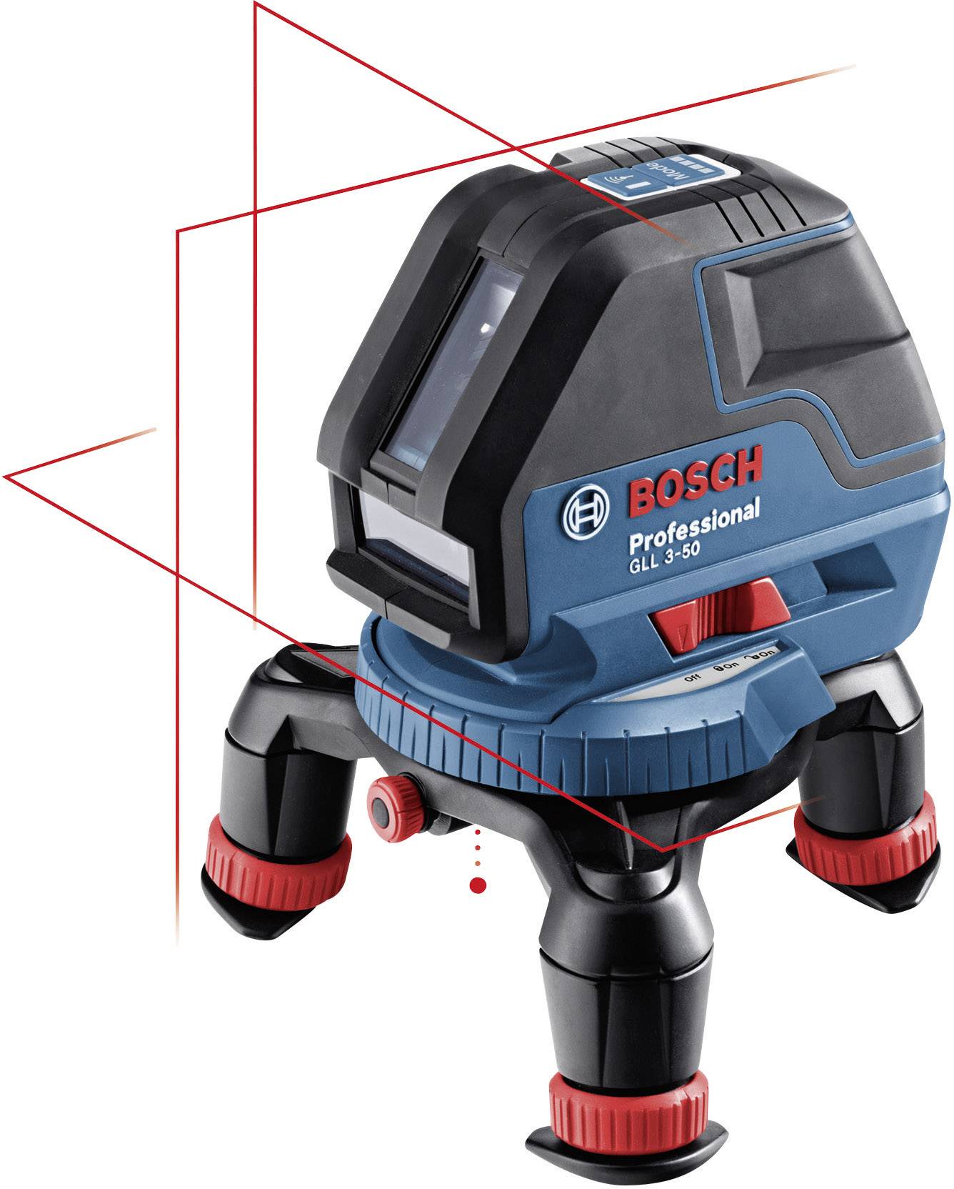Bosch Professional GLL 3-50 Multi-line laser Self-levelling Range (max.): 10 m