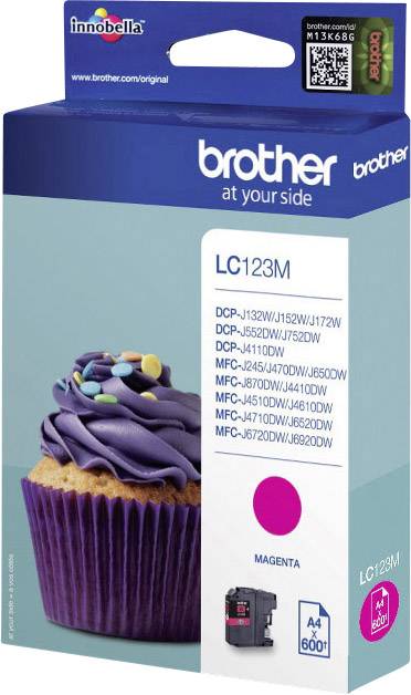 Brother Ink cartridge LC-123M Original Magenta LC123M
