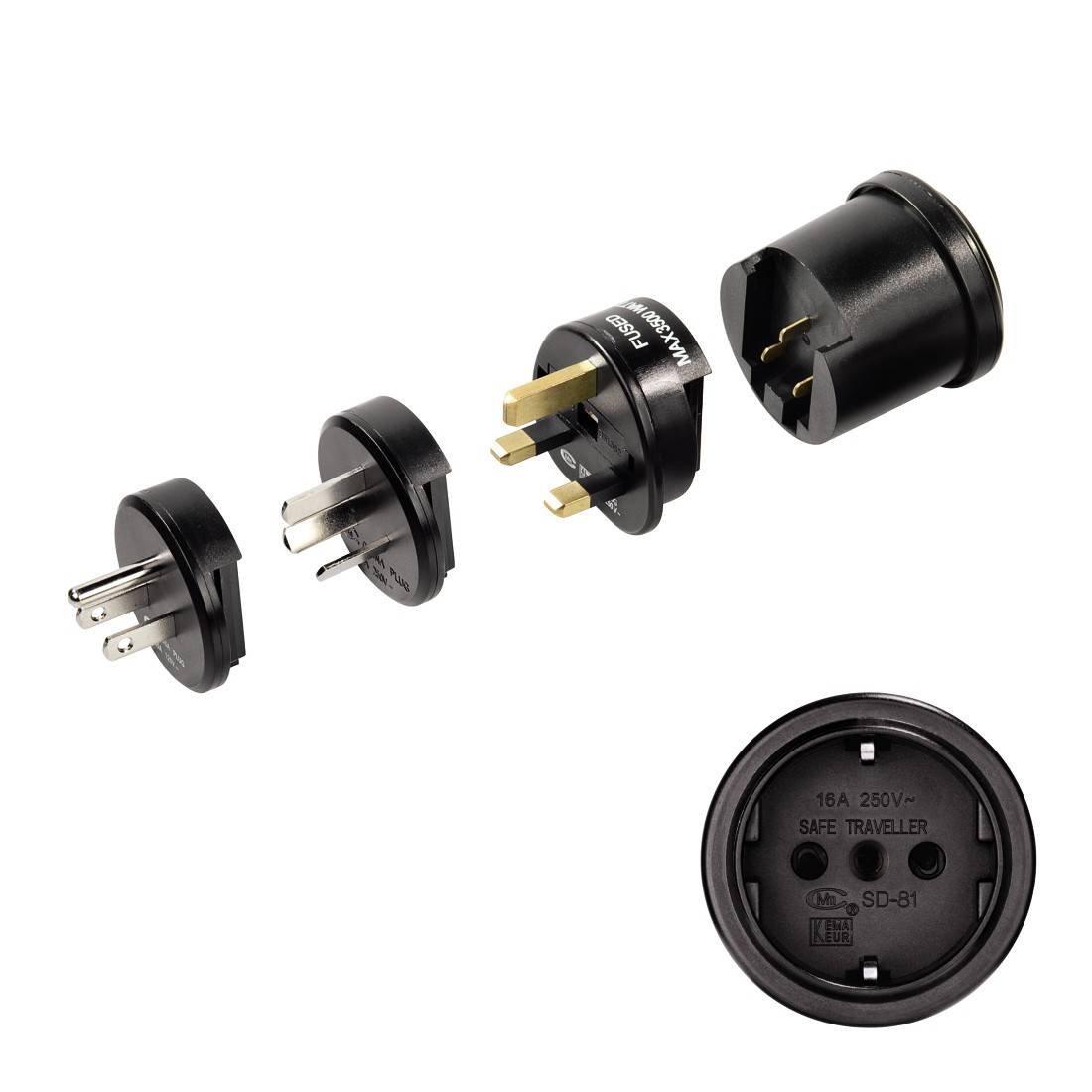Hama 00047762 Travel adapter Globetrotter