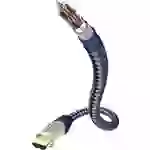 Inakustik HDMI Cable HDMI-A plug, HDMI-A plug 2.00 m Silver-blue 0042302 Audio Return Channel, gold plated connectors, with Inakustik HDMI Cable HDMI-A plug, HDMI-A plug 2.00 m Silver-blue 0042302 Audio Return Channel, gold plated connectors, with