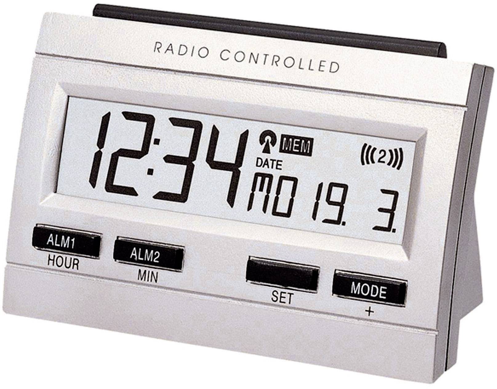 Techno Line 02991 Radio Alarm clock Silver Alarm times 2