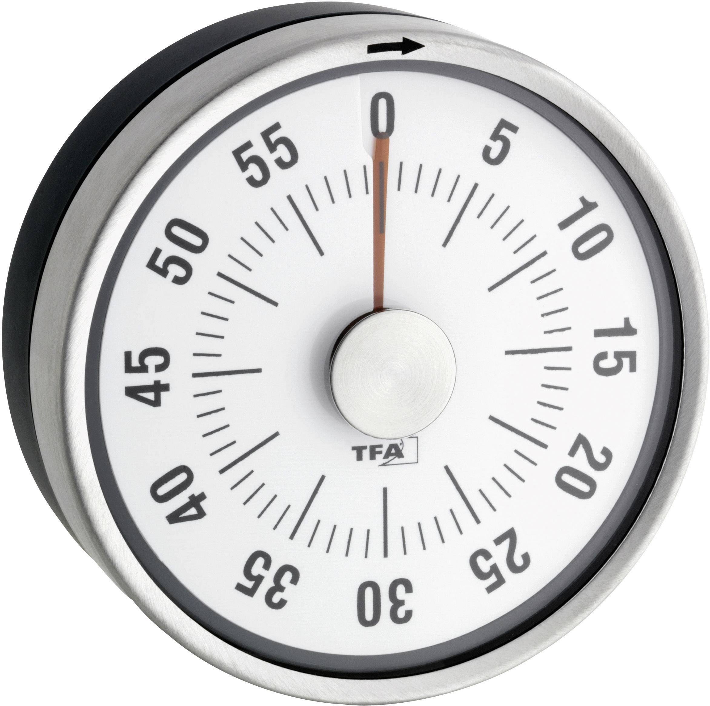 TFA Dostmann Puck Timer Anthracite Analogue