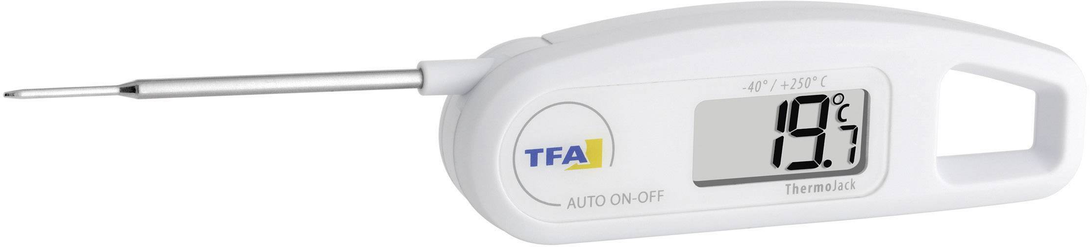 TFA Dostmann 30.1047 Kitchen thermometer HACCP/EN13485 auto switch-off, IP65 sprayproof Sauces, Pastry, Semisolid food, Fluids
