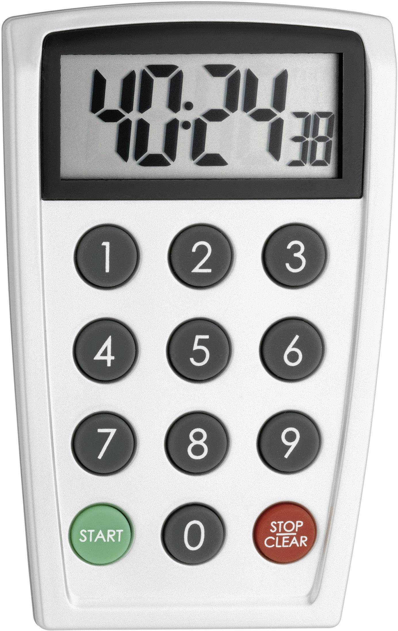 TFA Dostmann 38.2026 Timer Silver Digital