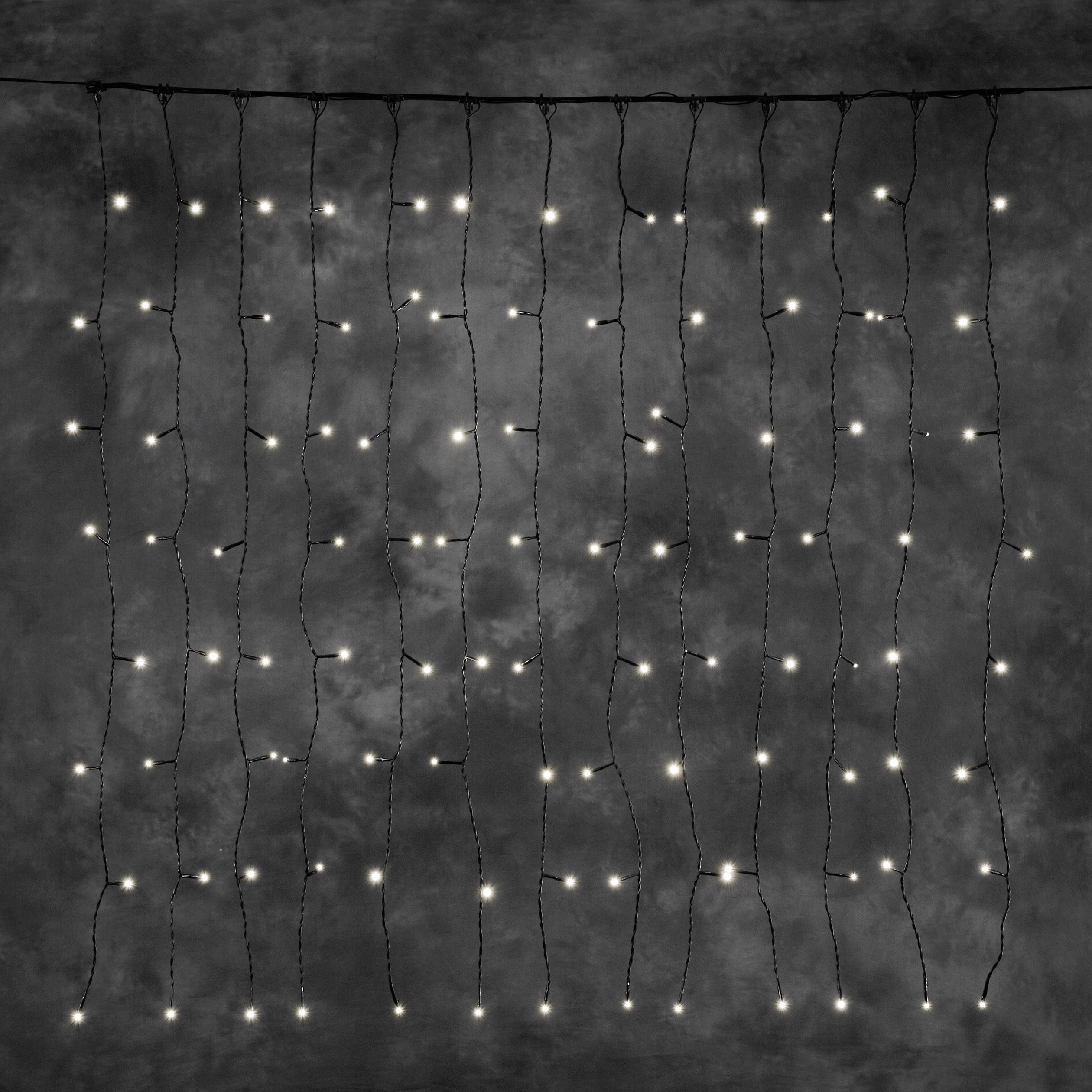 Konstsmide LED (monochrome) Curtain lighting system extensions Ice rain 24 V Curtain light Warm white