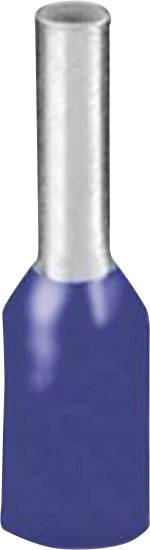Blue cable lug with metal attachment, suitable for connecting cables for electrical connections.