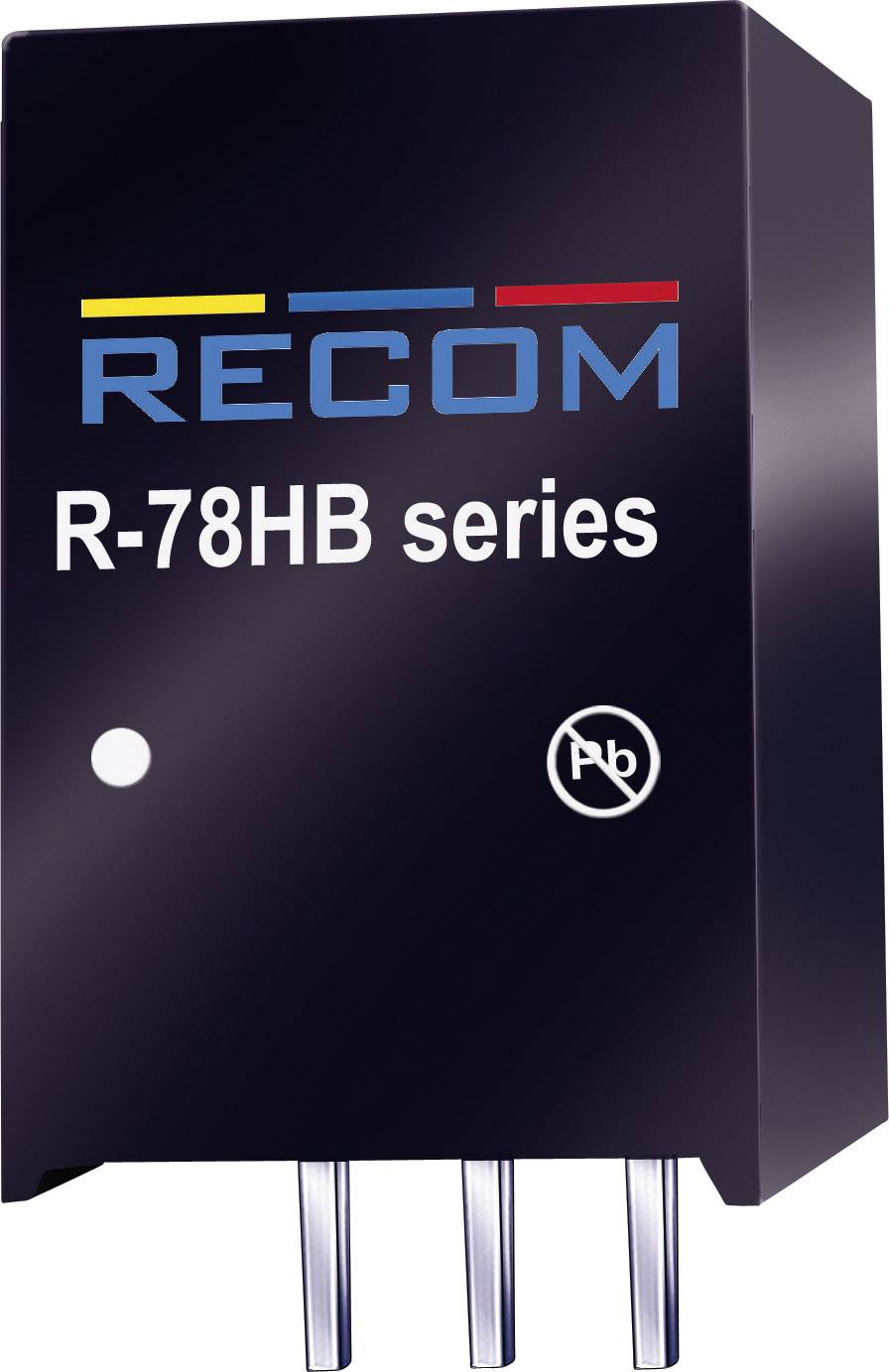 RECOM R-78HB24-0.3 DC/DC converter (print) 72 V DC 24 V DC 0.3 A 7.2 W No. of outputs: 1 x Content 1 pc(s)