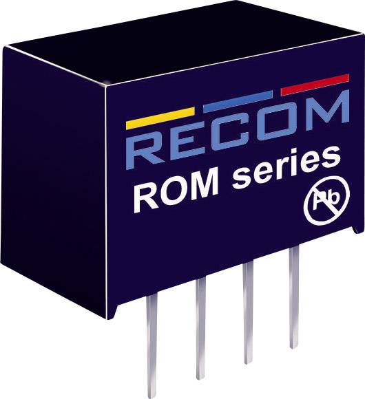 RECOM ROM-1212S DC/DC converter (print) 12 V DC 12 V DC 83 mA 1 W No. of outputs: 1 x Content 1 pc(s)