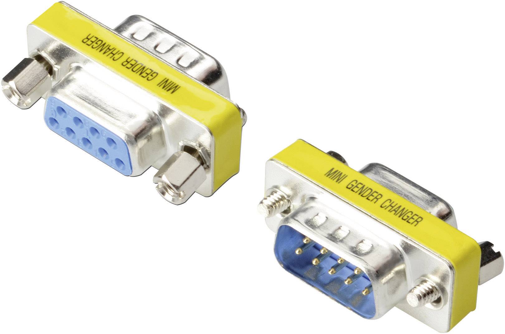 Digitus Series Adapter [1x D-SUB-plug 9-pin - 1x D-SUB socket 9-pin] Silver