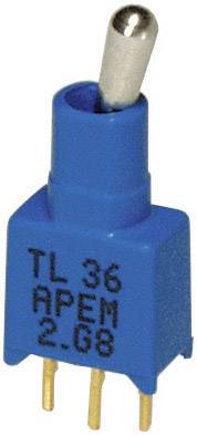 APEM TL39WW05000 TL39WW05000 Toggle switch 20 V DC/AC 0.02 A 1 x On/Off/On latch/0/latch 1 pc(s)