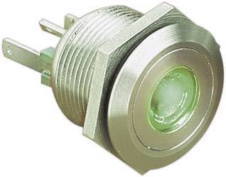 Bulgin MPI001/28/GN MPI001/28/GN Tamper-proof pushbutton 24 V DC 0.05 A 1 x Off/(On) momentary Green (Ø x L) 22 mm x 32.7 mm IP66
