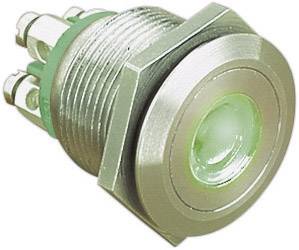 Bulgin MPI001/TERM/GN MPI001/TERM/GN Tamper-proof pushbutton 24 V DC 0.05 A 1 x Off/(On) momentary Green (Ø x L) 22 mm x 31 mm