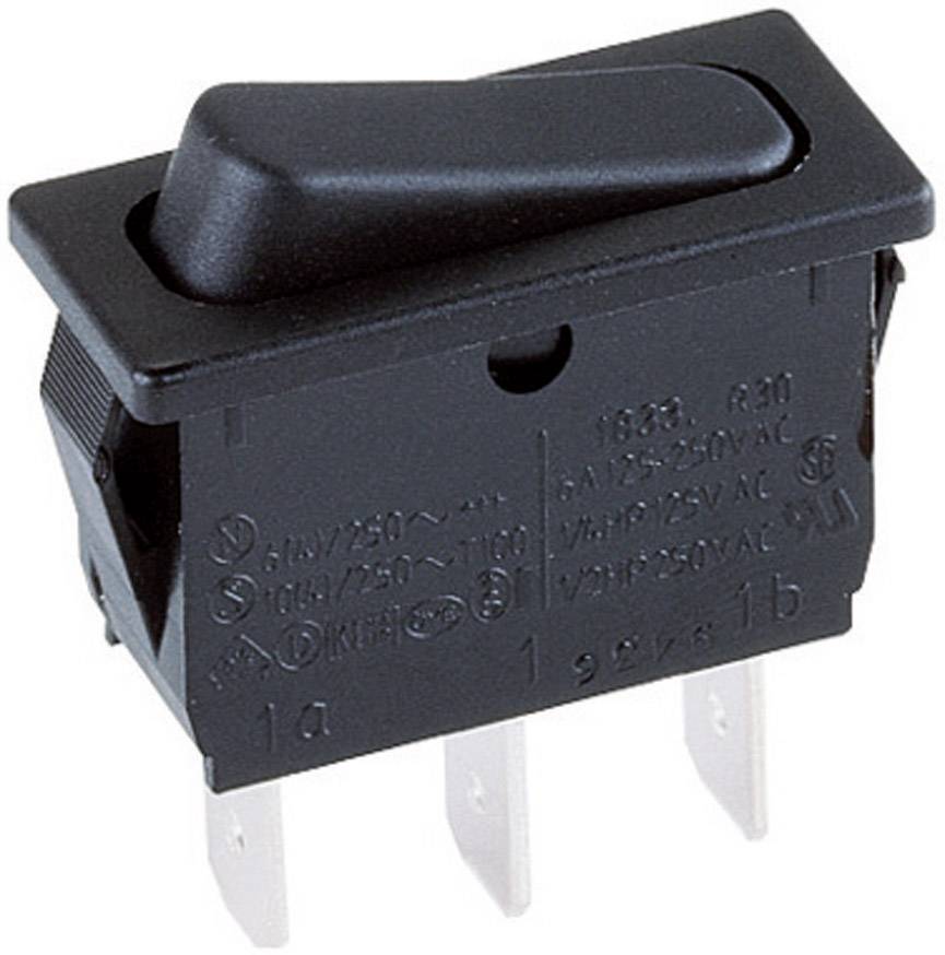 Marquardt 1831.1107 Toggle switch 1831.1107 250 V AC 10 A 1 x Off/On IP40 latch