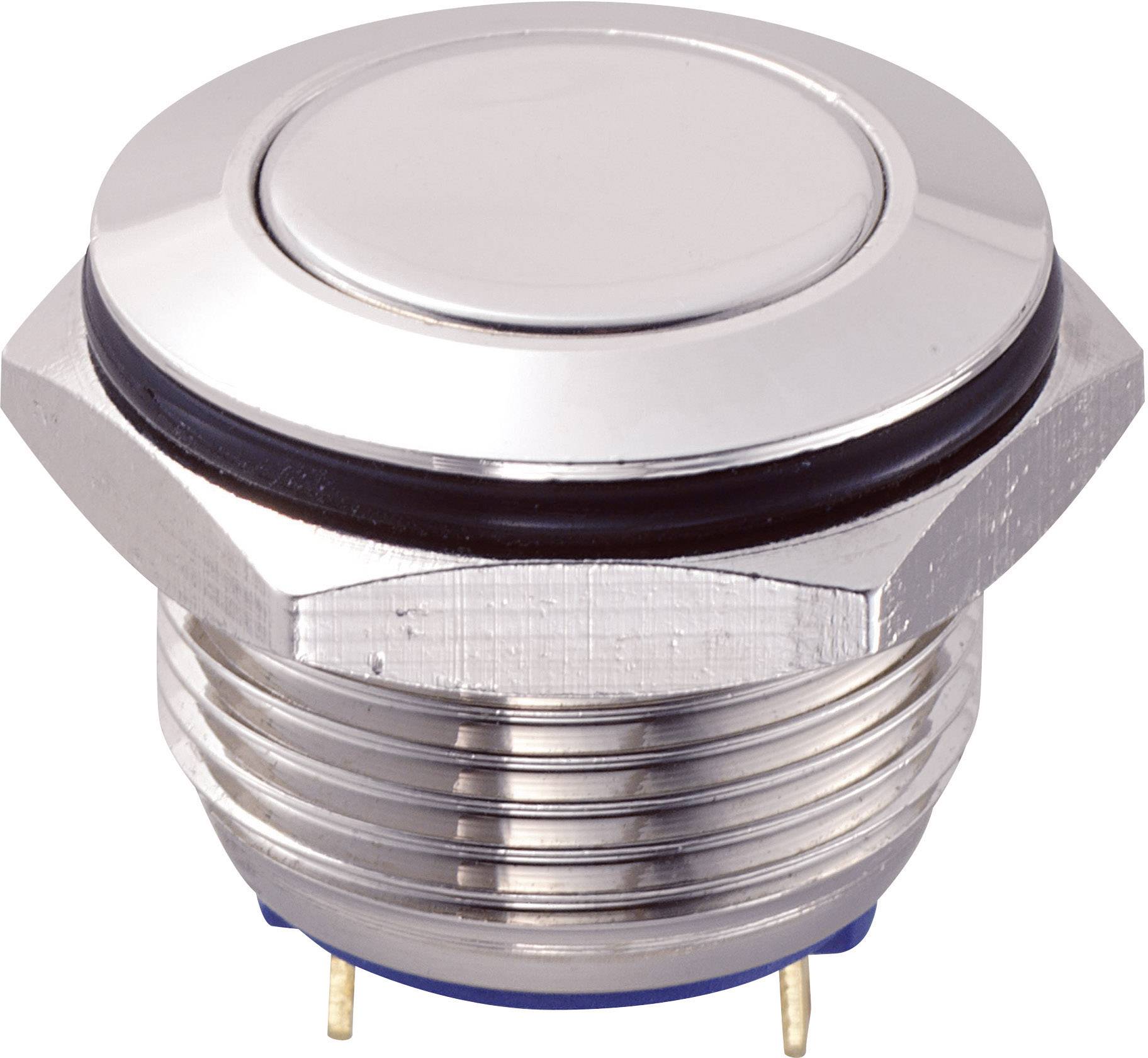 TRU COMPONENTS 701802 GQ16F-10/J/N Tamper-proof pushbutton 48 V DC 2 A 1 x Off/(On) momentary 1 pc(s)