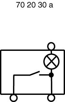 Hella 01001070 Lamp For Pull-switch Lamp for pull-switch 70 20 30