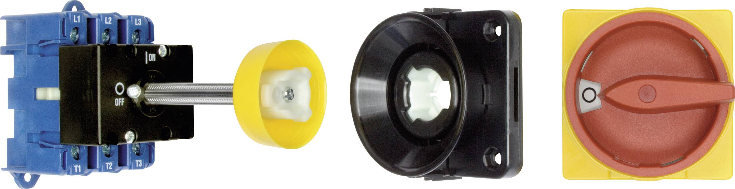 Kraus & Naimer KG41B.T203/09.VE Isolator switch + door interlock 40 A 1 x 90 ° Red, Yellow 1 pc(s)