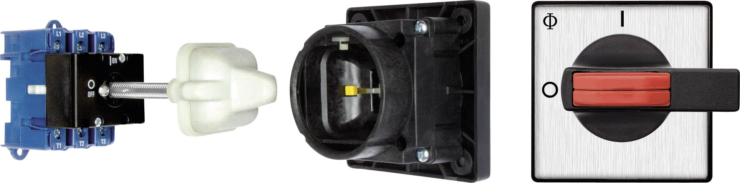 Kraus & Naimer KG315.T103/13.VE Isolator switch + door interlock 315 A 1 x 90 ° Black 1 pc(s)