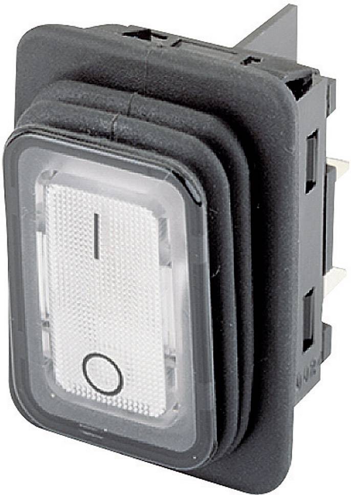 Marquardt 1935.3133 Toggle switch 1935.3133 24 V DC 10 A 2 x Off/On IP65 latch 1 pc(s)