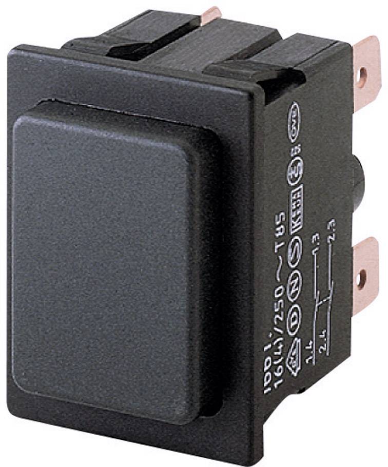 Marquardt 1661.0201 1661.0201 Pushbutton switch 250 V AC 16 A 2 x Off/On latch (L x W) 25 mm x 33 mm IP40 1 pc(s)