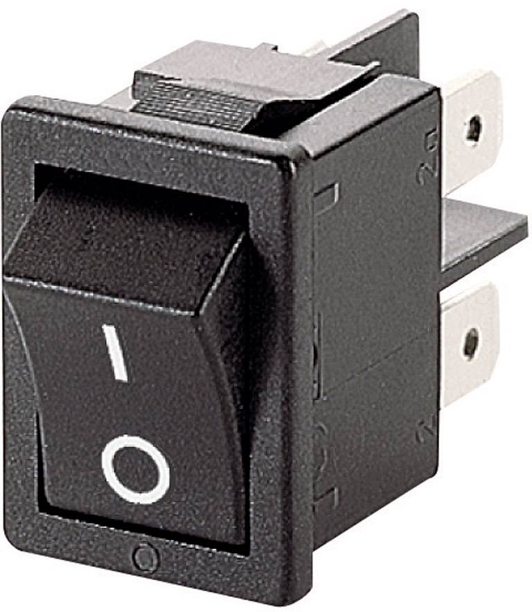 A black toggle switch with symbols for 'On' and 'Off', showing the current status of the connection.