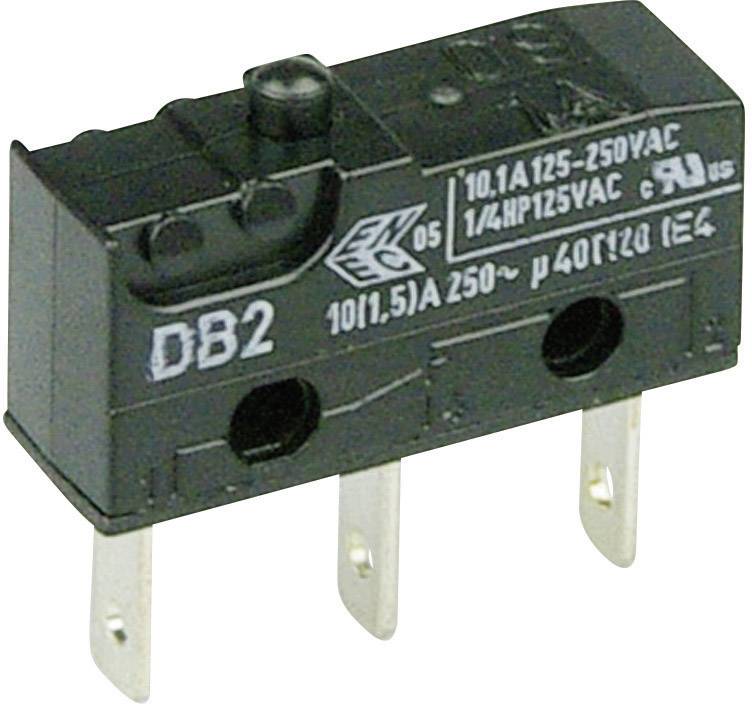 ZF DB2C-B1AA Microswitch DB2C-B1AA 250 V AC 10 A 1 x On/(On) momentary