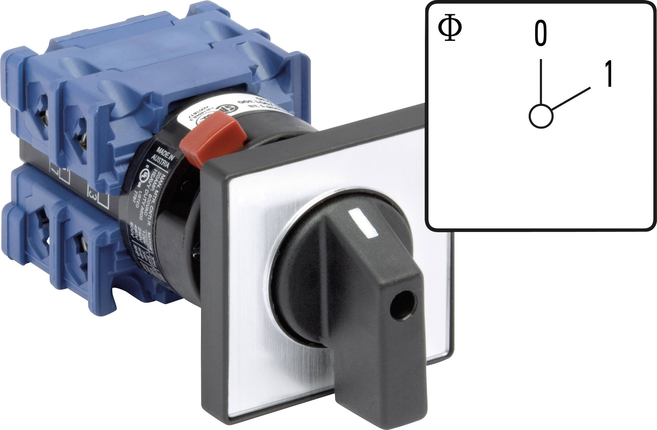 Kraus & Naimer CH10.A201-600.FT2 Isolator switch 20 A 1 x 60 ° Grey, Black 1 pc(s)