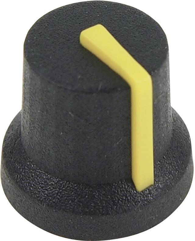 Cliff CL170845CR Knob K87Mbr Black / Yellow 6mm Spl