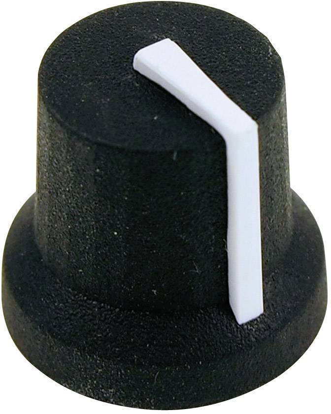 Cliff CL170849BR CL170849BR Control knob Black, White (Ø x H) 16.8 mm x 14.5 mm