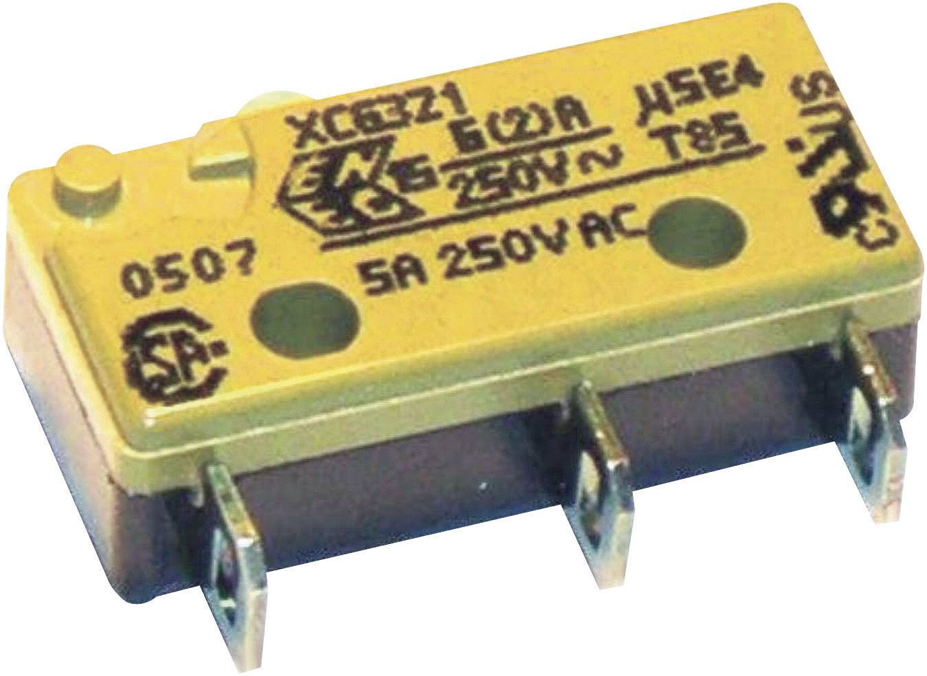 Saia XCG3Z1 Microswitch XCG3Z1 250 V AC 6 A 1 x On/(On) IP40 momentary 1 pc(s)