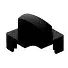 Marquardt 827.400.031 Sensor Cap Push button cap with oval actuator, division<gt/> 15 mm Grey Compatible with (details) Series