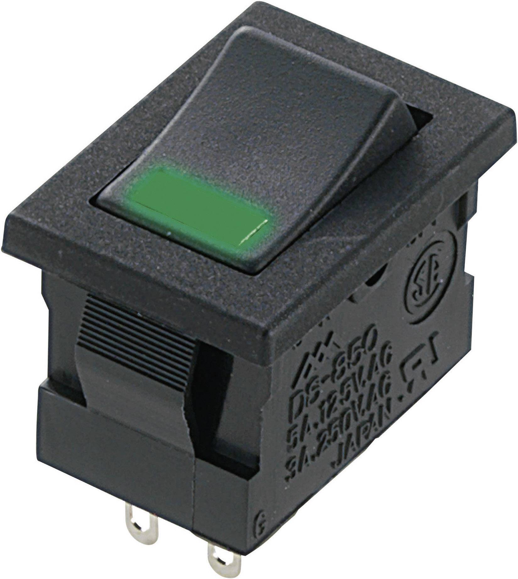 Miyama DS-850-K-F1-LG Toggle switch 250 V AC 3 A 1 x Off/On latch 1 pc(s)