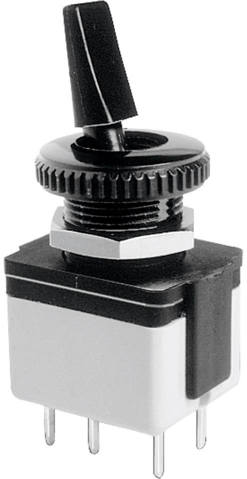 APEM 4641A-22 4641A-22 Toggle switch 250 V AC 3 A 2 x Off/On latch 1 pc(s)