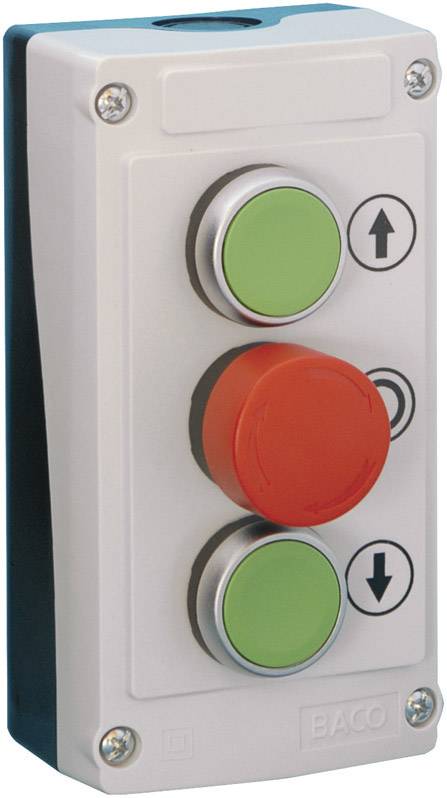 BACO BALBX308830 LBX308830 Pushbutton momentary (L x W x H) 125.5 x 74 x 74.6 mm IP66 1 pc(s)