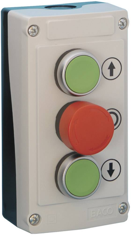 BACO BALBX324080 LBX324080 Pushbutton momentary (W x H) 74 mm x 47.9 mm IP66 1 pc(s)