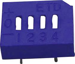 Weltron TDS-08 TDS-08 DIP switch Number of pins 8 Tri-state