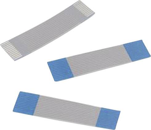 Würth Elektronik 686608050001 Ribbon cable Contact spacing: 1 mm 8 x 0.00099 mm² Grey, Blue 0.05 m
