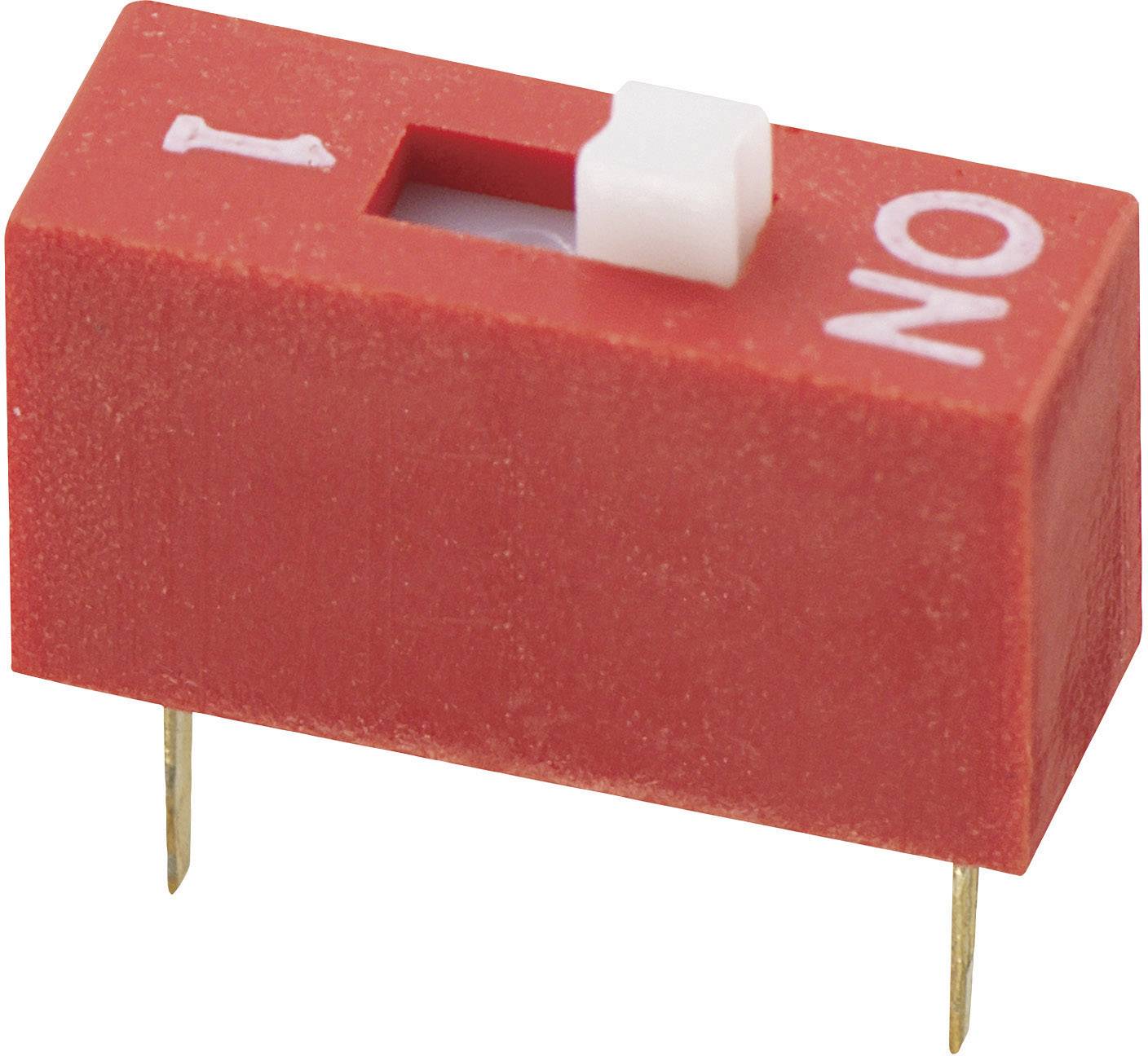 TRU COMPONENTS 709402 DS-01 DIP switch Number of pins andard