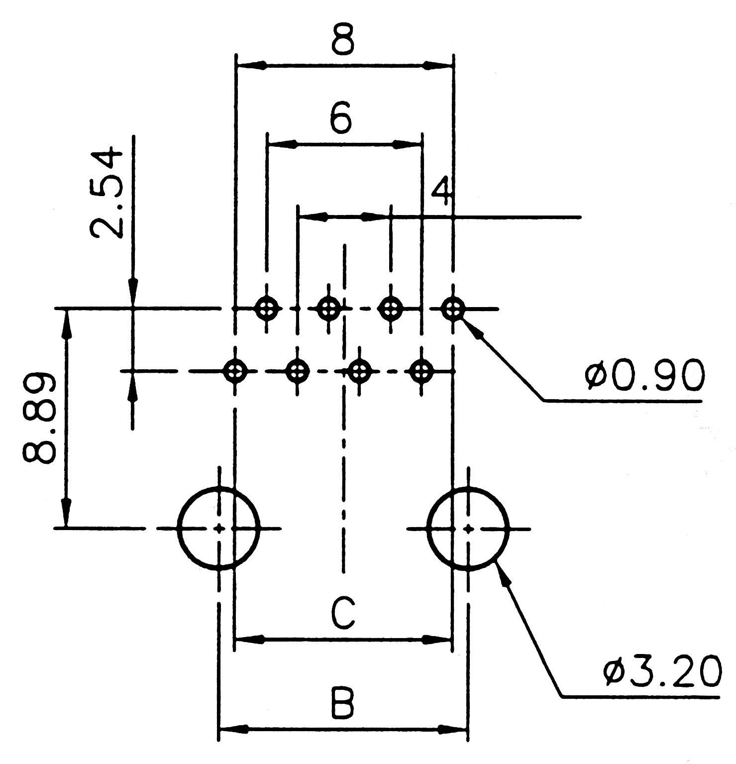 ASSMANN WSW A-20040/LP Modular Jack 4 RJ10 Socket, horizontal mount Black