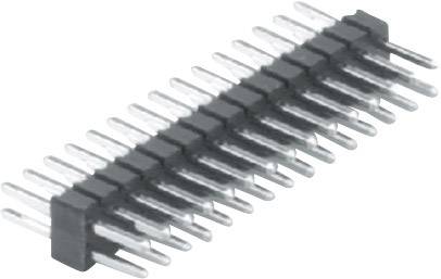 W & P Products Pin strip (standard) No. of rows: 2 Pins per row: 4 712-1-008-1-10-00