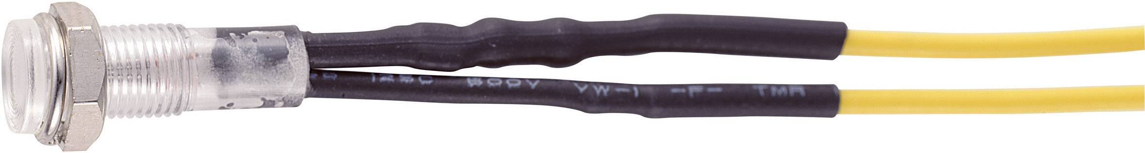 Sedeco BN-0551 TRANSPARENT Standard indicator light with bulb Clear