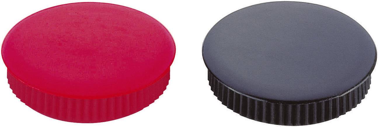 Two screw caps: on the left a red one, on the right a black one.