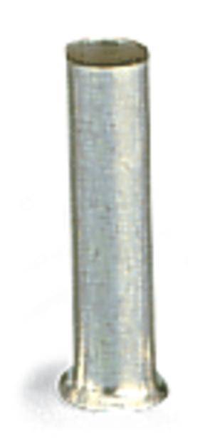 A silver cylindrical metal tube with a flat surface, standing in an upright position.