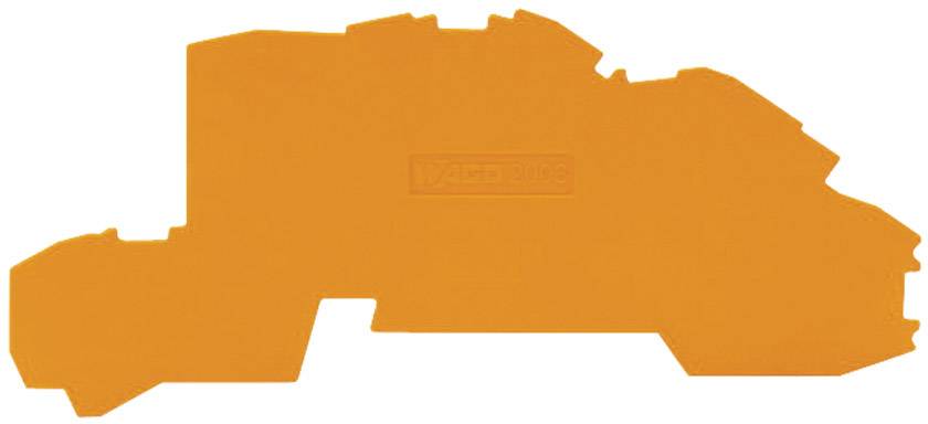 Orange, schematische Silhouette eines stilisierten Fahrzeugs oder Objekts mit unregelmäßigen Konturen, möglicherweise ein Teil oder Formstück.