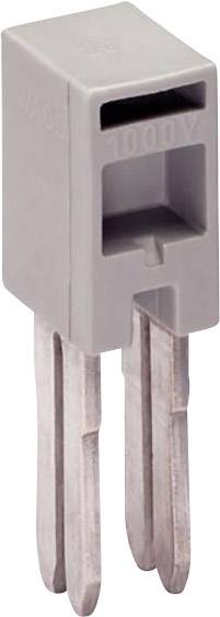 A grey connector plug with three metal pins. At the top, '1000V' is written, indicating the voltage level.