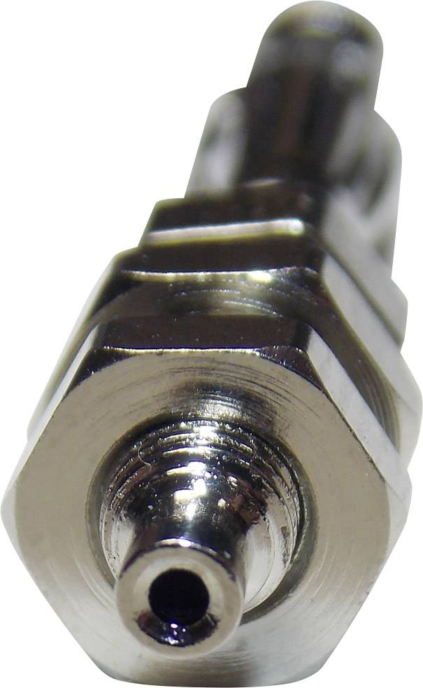 TRU COMPONENTS TC-R8-B2H Jack plug Plug, straight Pin diameter: 4 mm Silver