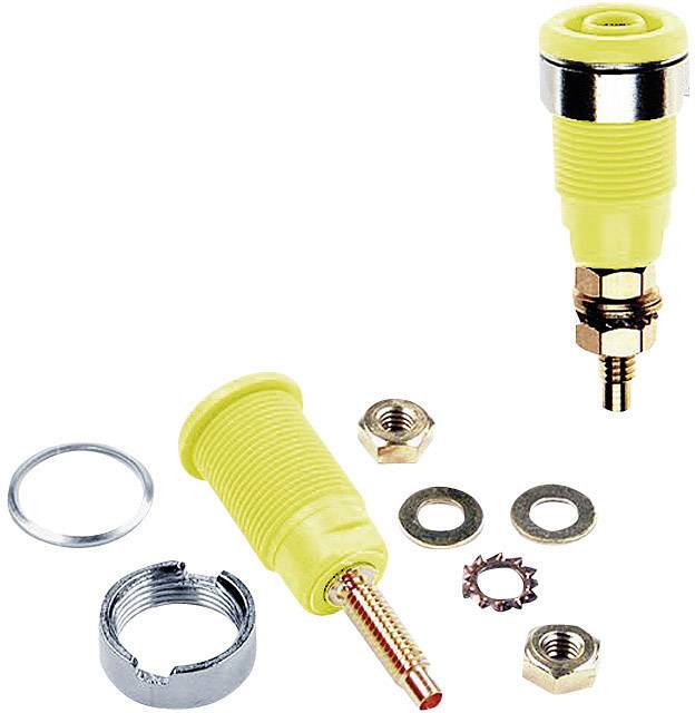 Stäubli SLB4-G Safety jack socket Socket, built-in Green, Yellow 1 pc(s)