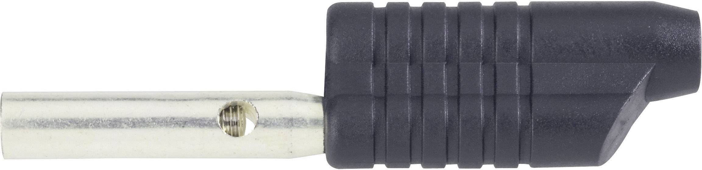 Schnepp S 4041 S Banana plug Plug, straight Pin diameter: 4 mm Black