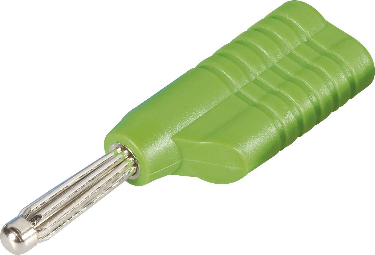 Schnepp S 4041 S Banana plug Plug, straight Pin diameter: 4 mm Green