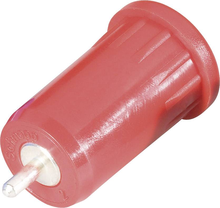 Schnepp BU 4800 rt Safety jack socket Socket, vertical vertical Pin diameter: 4 mm Red